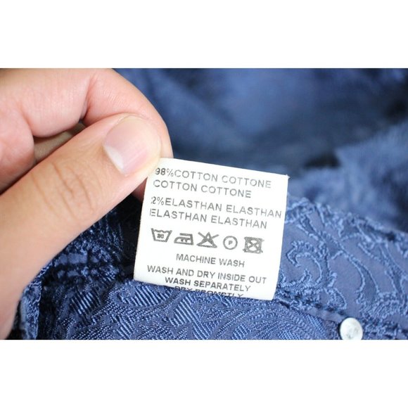 Vintage Versace Womens 30 x 29 Fully Embroidered Soft Pants Rare G1044 - Picture 8 of 11